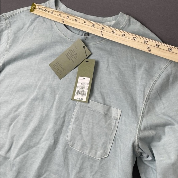 Goodfellow & Co Men's Soft Blue Long Sleeve Tee - Picture 6 of 6